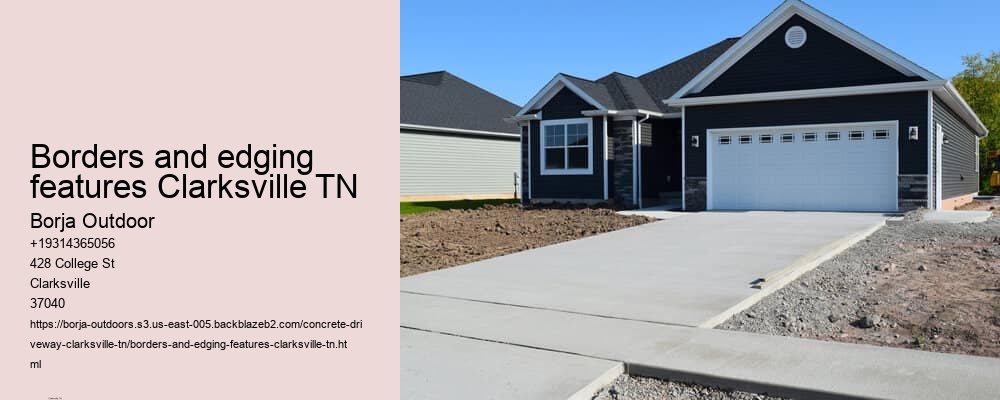 Borders and edging features Clarksville TN